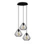 Opviq Diamond - 704-S2 Lámpara de araña negra